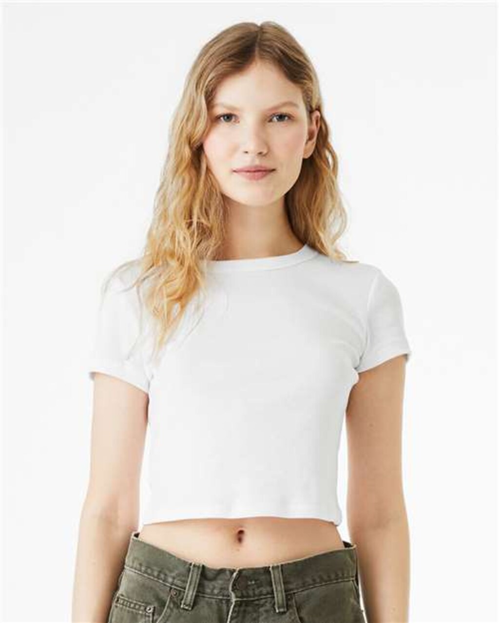 BELLA CANVAS Women’s Micro Rib Baby Tee for Casual Wear & Modern Layering Style